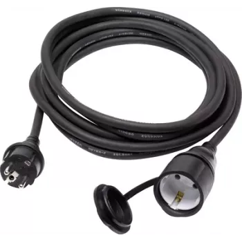 Prelungitor Sygonix SY-5044438 16 A negru 3 m