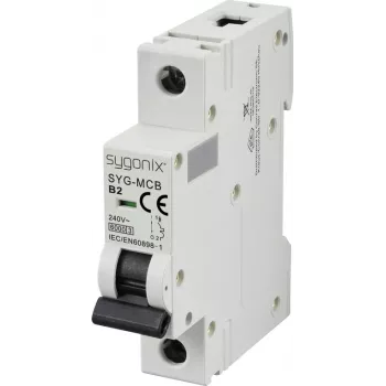 Întrerupător automat modular Sygonix SY-6437976 SYG-MCB 1P/B2/6KA 1 pol 2 A 240 V/AC