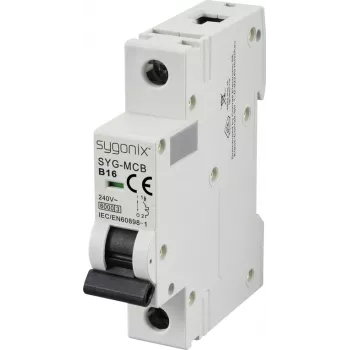 Întrerupător automat modular Sygonix SY-6440880 SYG-MCB 1P/B16/6KA 1 pol 16 A 230/400 V AC