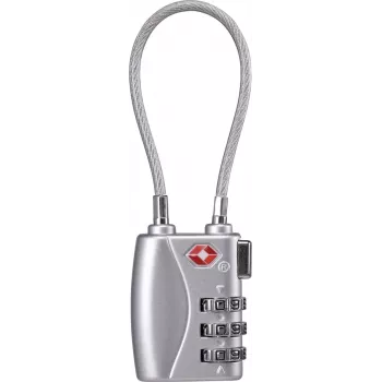 Sygonix SY-5044450 3-Digit Combination Cable Lock 33 mm Silver