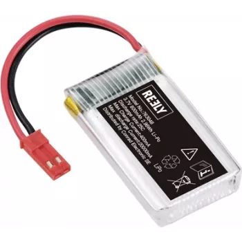 Reely LiPo Battery Pack 3.7V 800mAh 1S 25C Softcase BEC Connector RE-7853487