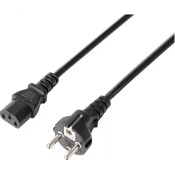Cablu de conectare pentru aparate reci Sygonix SY-5243890, negru, 5 m