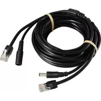Cablu cameră Sygonix SY-6441782 - 10m cablu video și alimentare CCTV, BNC la BNC + DC