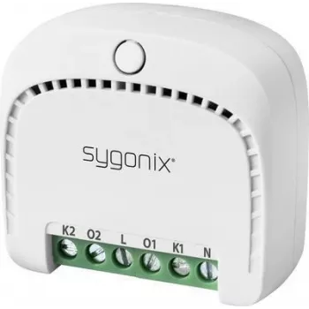 Priză inteligentă Wi-Fi Sygonix SY-4699842, de interior, 2300 W, 10 A, alb