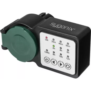 Temporizator analogic cu numărătoare inversă Sygonix SY-6786456 cu program zilnic, 3680 W, IP44, funcționare continuă
