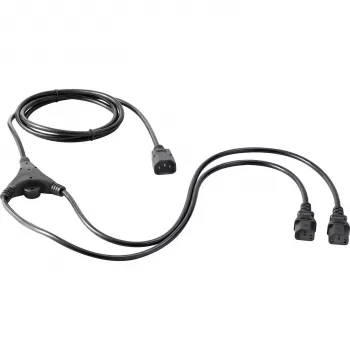 Cablu de alimentare SYGONIX SY-5042698 C13 la Schuko 2,35 m negru