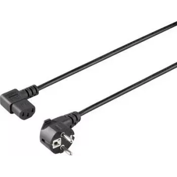 Cablu de alimentare pentru aparate reci Sygonix SY-5042718 CEE 7/7 la IEC C13, 1,5 m, negru