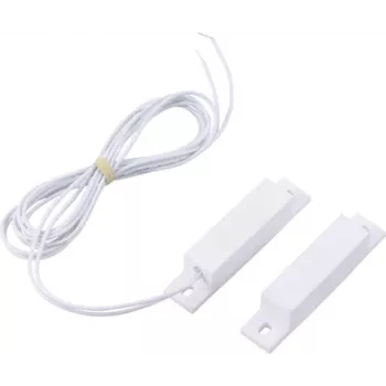 Contact magnetic Sygonix SY-6056896 NC 24 V/DC alb pentru uși/ferestre max. 15 mm