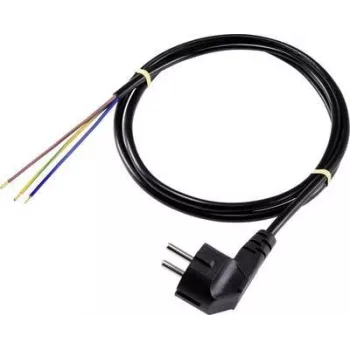 Cablu de racord Sygonix SY-5043466 CEE 7/7 la IEC C13 5m negru