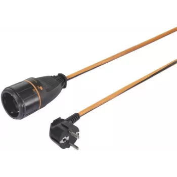 Prelungitor Sygonix SY-5597568 16 A negru, portocaliu 5 m blocabil