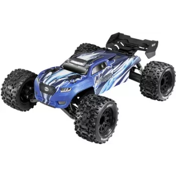 Reely Thor Blue Brushed 1:10 RC Monster Truck 4WD RTR 2.4GHz with Battery, Charger, Transmitter Batteries RE-8597610