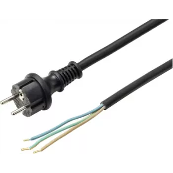 Cablu de alimentare Sygonix SY-6029108 Schuko la IEC C13 3 m negru