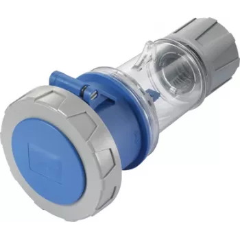 Cuplaj CEE-CARA Sygonix SY-5873154 32A, 3 poli, 230V/AC, IP67, fără șuruburi, albastru