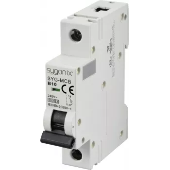 Întrerupător automat Sygonix SY-6440876 SYG-MCB 1P/B10/6KA 1 pol 10 A 240 V AC
