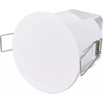 Detector de prezență PIR Sygonix SY-6683268 360° de tavan încastrat cu releu alb IP54