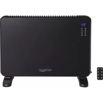Convector Sygonix SY-6735640 2000 W, pentru camere până la 20 m², negru