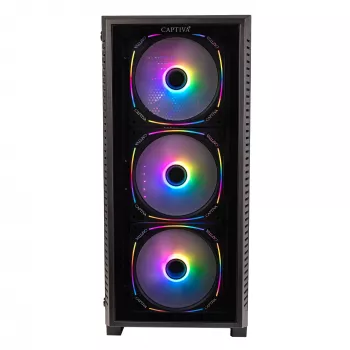 PC gaming entry-level Captiva R10-3599 (Ryzen 5 7500X3D/RTX5060 Ti 16 GB GDDR7/SSD 1 TB/16 GB/WLAN/fără sistem de operare)