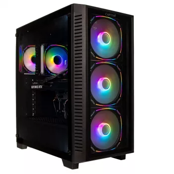 PC desktop Captiva Highend Gaming R10-3601 (Ryzen 7 7800X3D, RTX 5070 12 GB, 32 GB, 1 TB SSD, Wi-Fi, fără sistem de operare)