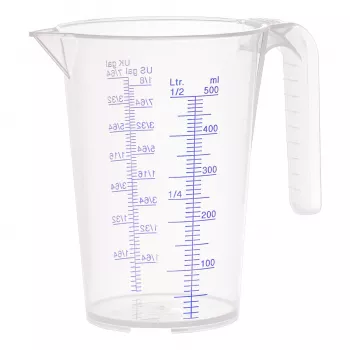 Vas de măsurat Pressol 07 061 0,5 L PP