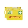 Trusă de prim ajutor Söhngen DIN 13157 C, plastic ABS portocaliu, montaj pe perete, rezistentă la praf și stropi, reumplibilă, pentru până la 20 de persoane 0371096