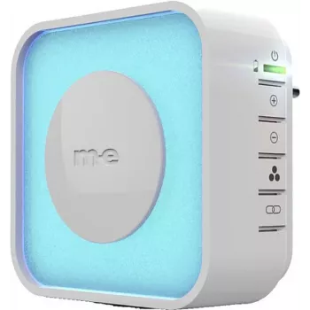 Receptor sonerie fără fir m-e modern-electronics 41308 cu inel LED iluminat, alb