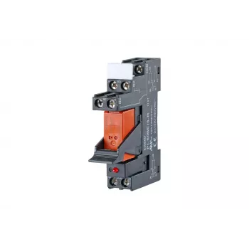 Modul releu de putere METZ CONNECT 11051025 24 V DC, 1 CO, 16 A, șină DIN, negru/portocaliu