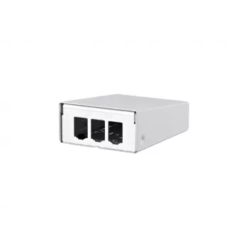 Carcasă de suprafață METZ BTR E-DAT modul, 3 porturi, neechipată, albă pur RAL9010 130861-0302-E