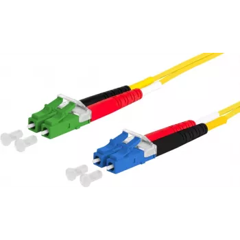 Cablu patch METZ CONNECT OpDAT 151P1JOJA20E LC-duplex la LC-duplex APC OS2, 2 m