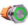 Buton de acționare Joy-IT BUTTON22C-M-GR, 250 V AC, 15 A, IP67, IK10, 22 mm, verde