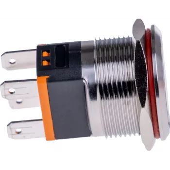 Buton de acționare Joy-IT BUTTON22C-M-GR, 250 V AC, 15 A, IP67, IK10, 22 mm, verde
