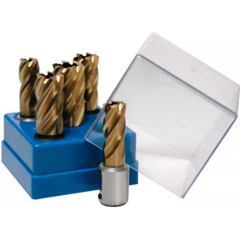 BDS KBK Box Vario Plus HSS Core Drill Bit Set 14-22 mm, 30 mm Cutting Depth, 5 Pieces