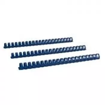 Piepteni de legare din plastic albaștri LMG BRP190-BL pentru 145 de file, cotor 19 mm, 100 buc.