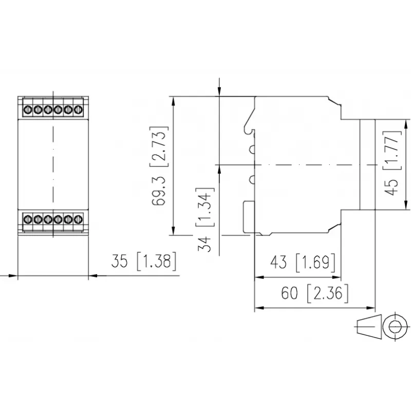 Separator de potențial METZ CONNECT 230VAC 110502