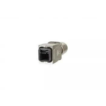 Carcasă ștecher METZ BTR 14010850C0ME industrial IP67 V14 RJ45, push-pull, goală