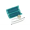 Suport autocolant pentru coliere de cablu HellermannTyton 435-00655, polipropilenă verde, 69 x 40 mm, pentru coliere până la 9 mm, 1 buc.