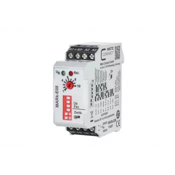METZ CONNECT 110657 Power Relay White 24V AC/DC 2 CO 16A DIN Rail