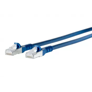 METZ CONNECT 130845A544-E Cat6a S/FTP Network Patch Cable, 15 m, Blue