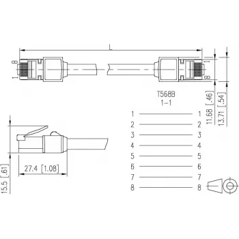 Cablu de rețea METZ CONNECT 13084V1500-E Cat6 S/FTP, RJ45, 1,5 m, negru