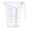 Pahar gradat Pressol 07 060 0,25 L PP transparent cu gura de turnare și mâner