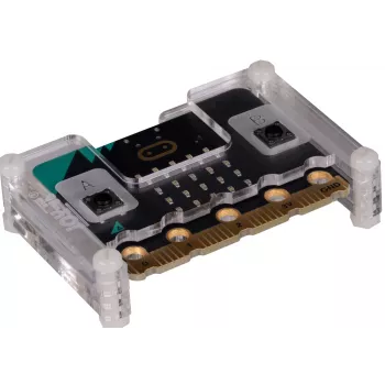 JOY-IT BBCZ CASE V2 TR - carcasă de protecție transparentă pentru BBC micro:bit V2 (MB-CASE02)