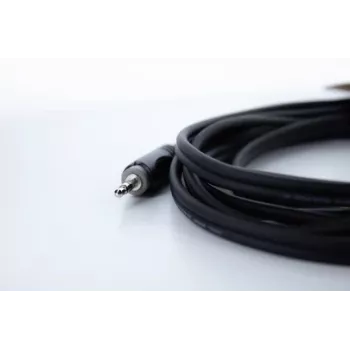 Cablu adaptor audio Y Cordial 14863, jack TRS 3,5 mm la 2x XLR tată, 0,3 m, PVC, negru