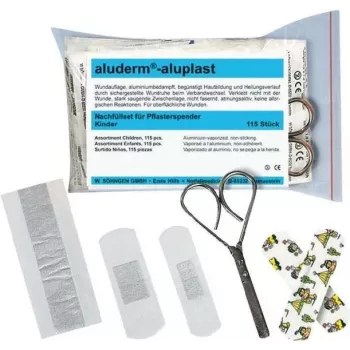 Set de reumplere pentru distribuitorul de plasturi pentru copii SÖHNGEN, 115 bucăți, hipoalergenic, motive pentru copii 1009924
