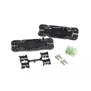 Conector de cablu HellermannTyton 435-01651, negru, poliamidă, lungime 24 mm, lățime 29 mm, -30 până la 130 °C, 1 buc.