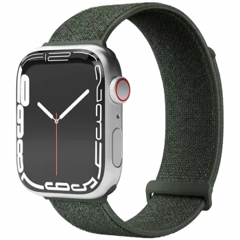 Curea de ceas VONMÄHLEN Fitness Loop 2 pentru Apple Watch 44 mm, 45 mm, 49 mm - oliv