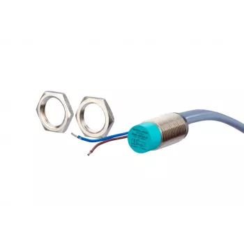 METZ CONNECT Inductive Proximity Sensor 2-Wire DC M12 Flush NO 2mm IP67 Cable 2m 110149
