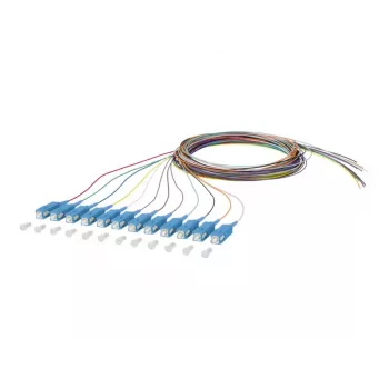 METZ BTR 150Q1CO0020E OpDAT Pigtail SC-UPC OS2 12 Colors 2m Single-mode Fiber E9/125