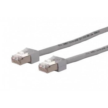 Cablu patch METZ CONNECT 13084U1033-E Cat6 S/FTP, 1 m, gri
