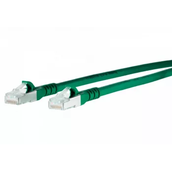 Cablu patch Cat6a S/FTP METZ CONNECT 1308450355-E, 0,3 m, verde