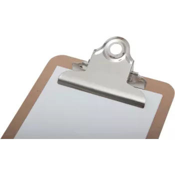 Planșetă de scris MAUL MAULbill, placă de fibre dure, 115 x 265 mm, clemă metalică, capacitate 15 mm, colțuri rotunjite, maro 2391770