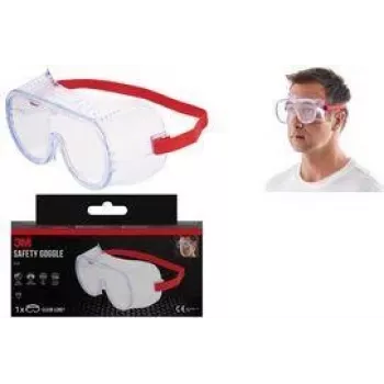 Ochelari de protecție 3M Classic 4700 Full-Vision, lentilă din policarbonat transparentă, ventilație directă, 1 pereche 4700-1